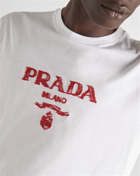 prada white t shirts|prada men's t shirts amazon.